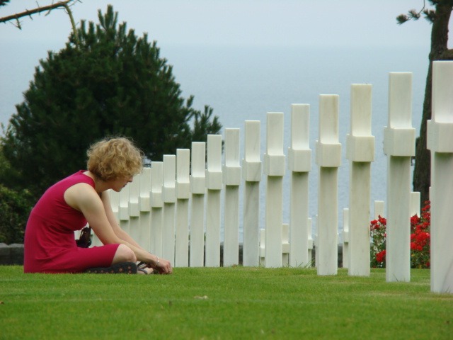 Militärfriedhof, Colleville-sur-Mer, Normandie